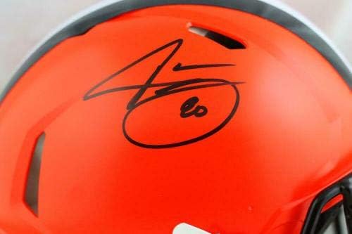 Jarvis Landry assinou o Cleveland Browns f/s Speed ​​Helmet Authentic - JSA W Auth - Capacetes NFL autografados