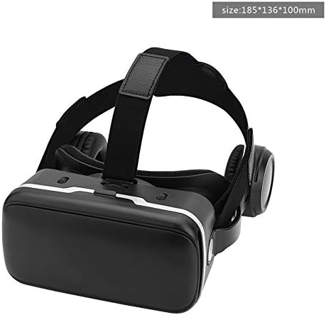 Óculos de realidade virtual universais, óculos de proteção ocular 3D VR Compatíveis com telefones Android iOS de 3,5 -6,0, macio