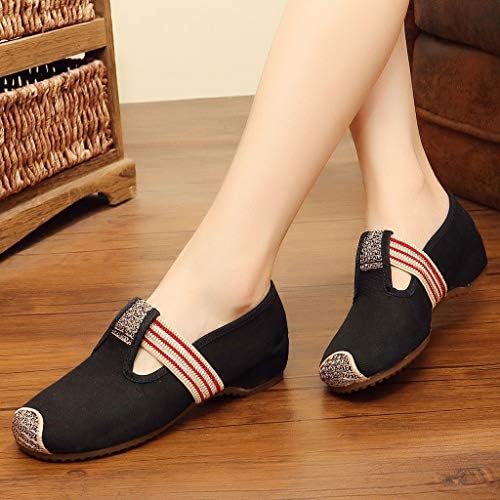 Slippers Slides for Women Women Shoppers Sapatos de dança femininos de verão Sapatos rasos de solteiro macio Sandálias bordadas