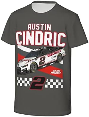 Austin Cindric 2 camisa para menina adolescente e garoto impressão