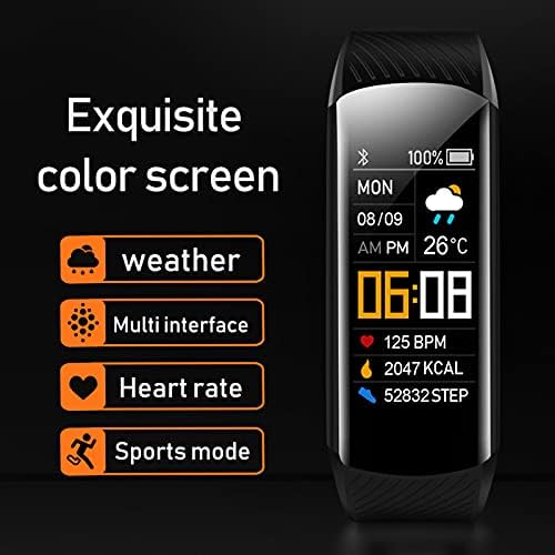 BZDZMQM Smart Watches for Men Mulheres, relógio inteligente com texto e chamada, smartwatches com monitor de pressão