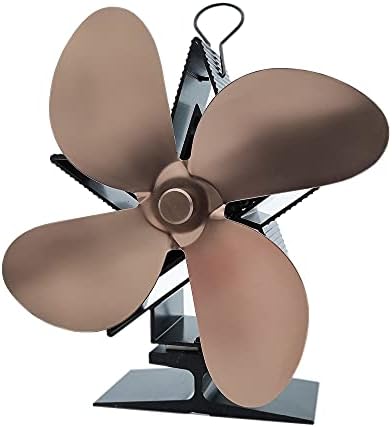 Mayagu Home Fire Fan Fan 4 Blades Fan de lareira Aquecimento Aquecimento de aquecimento Fan Fan Fan Fan fogão a lenha Fan Aquecimento