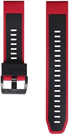 Founcy 26 22mm Rápula rápida para o Garmin Fenix ​​6x 6 Pro 5x 5 mais 3 h Enduro 935 Silicone EasyFit Band Smart Watch Bracelet