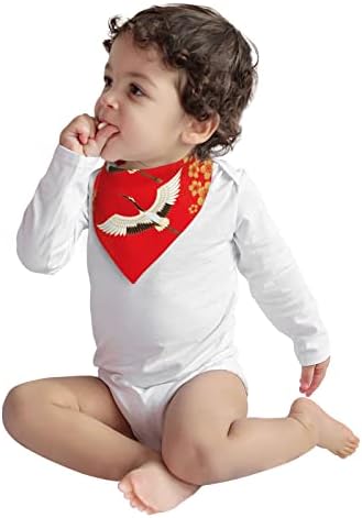 Babador de algodão augenstern bordo vermelho bordo japonês baby bandana babador babador de dentição