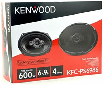 Kenwood KFC-PS6986-6 X9 Alto-falantes de prateleira de 4 vias 600 watts