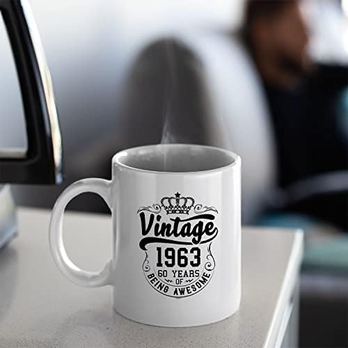 Veracco Crown Vintage 1973 50 anos de caneca de café cerâmica de cerâmica de 50 anos para ele seus cinquenta e fabuloso