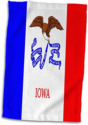Bandeiras do estado de Florene 3drose - Bandeira do estado de Iowa - toalhas