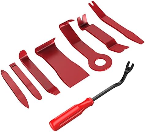 GOOACC 8PCS Kit de ferramentas de remoção de acabamento automático não arranhão kit de ferramentas para pirina para carro de parada do painel de áudio do painel Kit de ferramentas de removedores de fixação de fixação