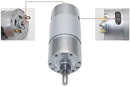 DC Motor Diy Motor Motor Motor DC 12V Com caixa de engrenagem Motor de redução em miniatura DC de alto torque 28/53/86/110/160/260/480/770/1450/2300RP: