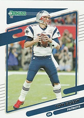 TOM BRADY 5 CARTO LOTEL Contendo um de seus 2021 Donruss e Michigan Wolverines Antigo School Colors e outros 3 cartões Brady