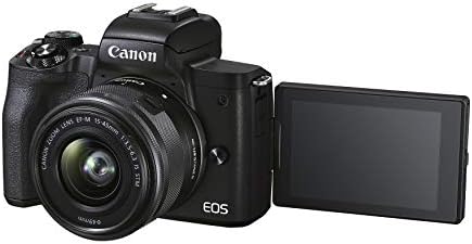 Canon EOS M50 Mark II + EF-M 15-45mm é o kit STM Black
