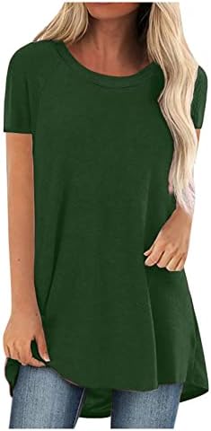 Mulher de manga curta feminino Camiseta de algodão pescoço de algodão solto Hippie Victorian Brunch Top camiseta Ladies GJ