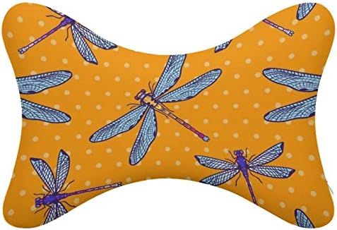 Flying Dragon Car pescoço travesseiro de 2 suportes de pescoço confortável Pillow Pillow F -Memory Foam para Travel