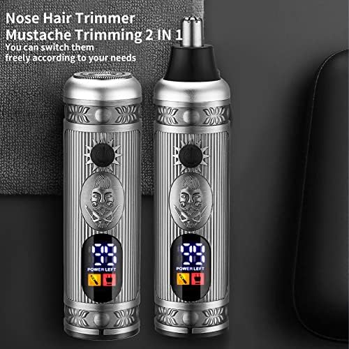 Lanumi Hair Clippers for Men Menless Helled Hair Trimmer Barba Trimmer/Nariz Trimmer Professional T-Blade Trimmer USB Recarregável