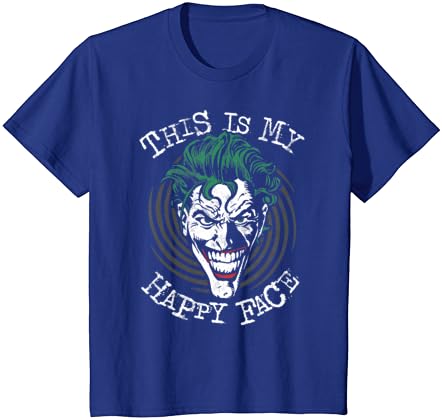 Batman Joker Esta é a minha camiseta de rosto feliz
