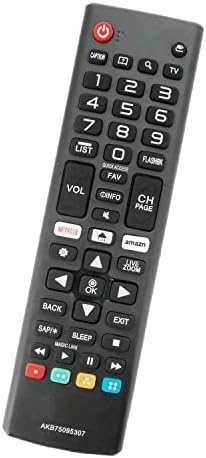 AKB75095307 Replace Remote fit for LG TV 43LJ550M 43LJ5500 43LJ5550 49LJ550M 49LJ5500 49LJ5550 55LJ550M 55LJ5500 55LJ5550 43LJ5500-UA 43LJ550M-UB 43LJ5550-UC 49UJ6350 55UJ6300 55UJ6050 55UJ6350