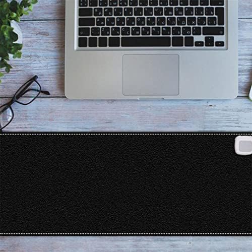 HGVVNM Aquecimento de mesa de mouse tapete de couro PU PU de couro impermeável para laptop escritório home mousepad