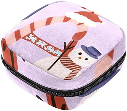 Bolsa de armazenamento de guardanapos sanitários de Oryuekan, bolsas de zíper menstrual reutilizável portátil, bolsa de armazenamento