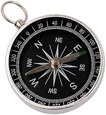 NFELIPIO CHAING LIGHTWEIXE Alumínio Wild Sobrevivência Profissional Compass Navigation Tool