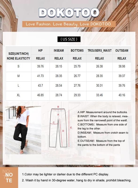 DOKOTOO WOMENS 2023 Casual Casual Prawtring Tie cintura elástica Capri Capri Jogger Cargo com bolsos