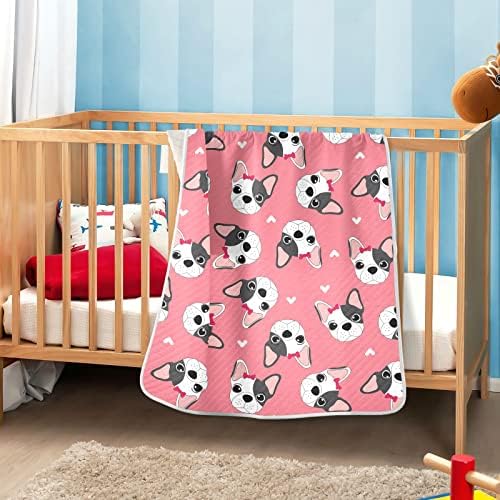 Cobertores de bebê rosa para cães para meninos super macio e quente criança cobertores para meninas cobertor de berço leve cobertor para berçário infantil infantil unissex decoração de viagem adulta