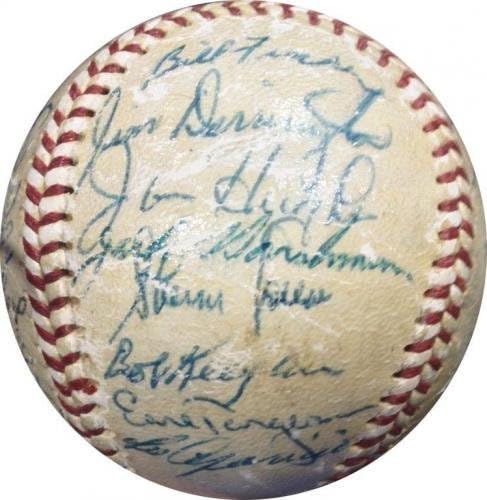 1957 A equipe de Chicago White Sox contratou oal Harridge Baseball Lopez Aparicio Doby Coa - Bolalls autografados