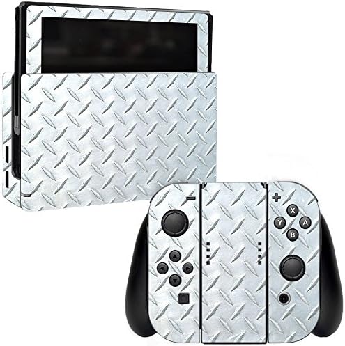 MightySkins Skin Compatível com Nintendo Switch - Placa de diamante | Tampa protetora, durável e exclusiva do encomendamento