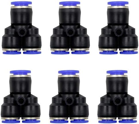 Mecion 8 x 6mm od push para conectar acessórios y spliters acessórios pneumáticos conectores de liberação rápida de