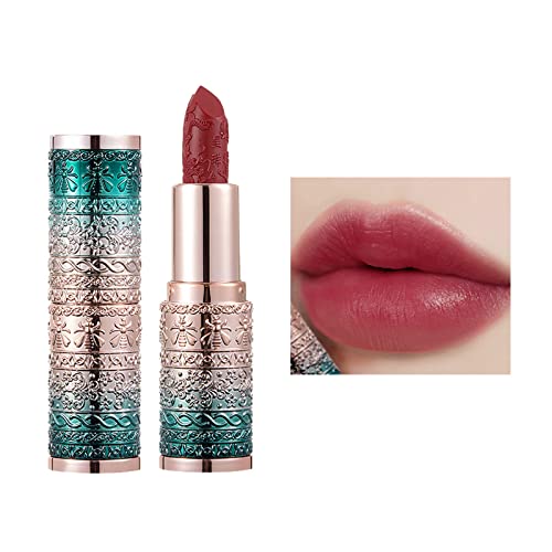 Xiahium Lip Gloss Lápis Oriental Estilo de Velvet de Velvet de Velvo Sensor Branco Easy Color Lipstick Lip Lip Lip