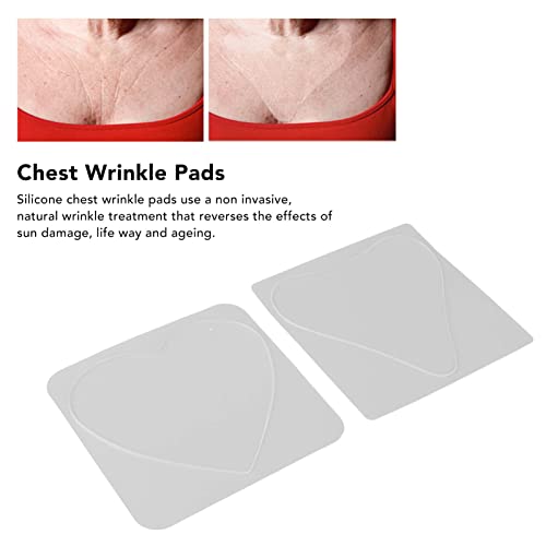 Almofadas de rugas no peito anti rugas de silicone thap t formeting firming reutilizável almofadas para cuidados no peito