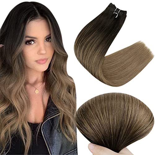 Easyouth One Pack Weft Haf Hair Extensions Real Human Hair e uma fita de embalagem em extensões de cabelo humano colorido