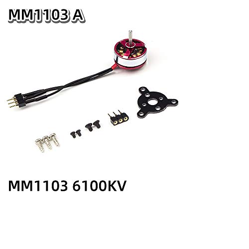 MM1103A AEO Micro Micro Brushless Motor C05S 6100KV Micro Metal Motor para Radio Controled Airplane/Quadcopter/FPV Racing Drone/RC Flying Models
