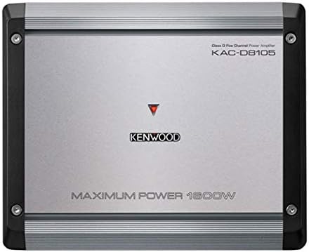 Kenwood KAC-D8105 5 canal 1600 Watts Max Power amplificador