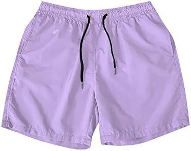 Shorts esportivos para homens se encaixam em shorts de praia de verão com cintura elástica e bolsos de basquete