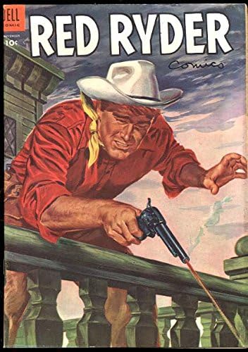 Red Ryder Comics 136 Famous Gunfight Cover-1953 Dell FN+