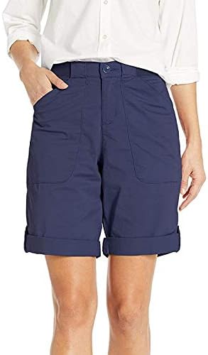 Vickyleb feminino short confortável shorts de verão gole de cintura elástica calças de praia casual shorts femininos cintura