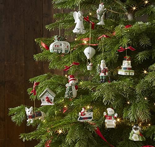 SPODE- Arregada de Natal da Village Village Toy Store Led Ornament- Medidas às 3