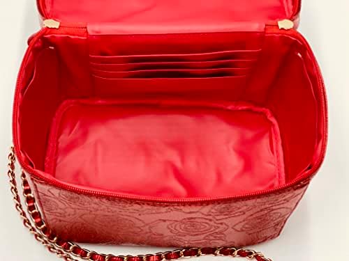 Estilo de leigha saco de maquiagem de viagem de higiene grande para mulheres- vaidade rosa para a bolsa de cosméticos de viagem feminina