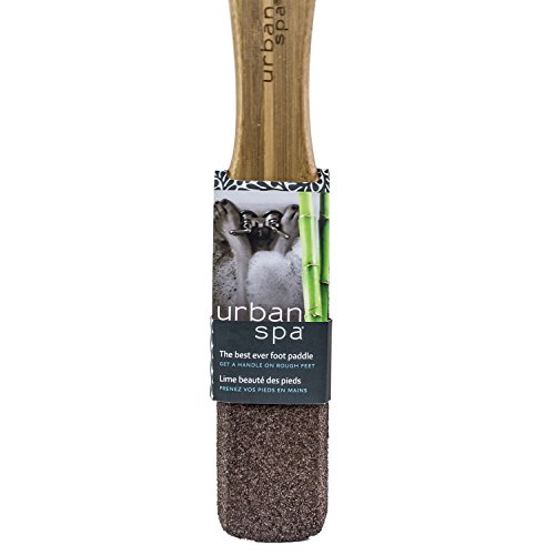 Urban Spa Bamboo Feot Paddle para esfoliar no chuveiro ou banheira