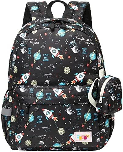 Mirlewaiy Kids BackpackSchool Bag na pré -escola Backpack da escola de jardim de infância para meninos e meninas com bolsa de moeda,