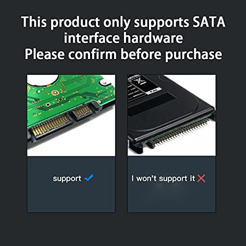 Conectores USB 3.0 Caixa de disco rígido móvel 2,5 polegadas Caixa de disco rígido SATA SSD tampa deslizante textura da grade móvel