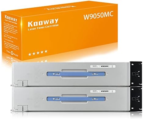 Kooway remanufaturado w9050 w9050mc cartuchos de toner preto substituição para hp mfp e87640 e87650 e87660-54500