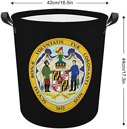 Maryland State selo lavanderia cesto de armazenamento dobrável cestas de roupas de bolsa para dormir em casa