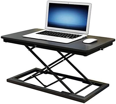 N/D Notebook Desk, mesa de pé ajustável em altura, suporte para computador de notebook, bancada dobrável, adequada