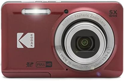 Câmera digital Kodak PixPro FZ55 + cartão de memória de 32 GB + ponto e disparo capa da câmera + monopod extensível + caneta de limpeza