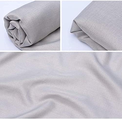 Adswin Silver Fiber Fabric RF/EMF/EMI/LF Blocking/Shielding Protecção de radiação de traje de tecido condutor para
