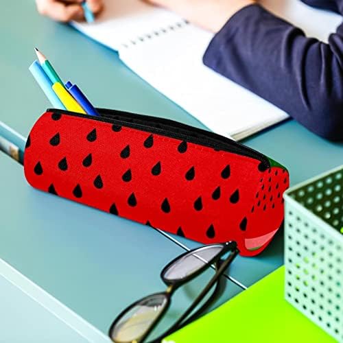 Caixa de lápis Guerotkr, bolsa de lápis, capa de caneta, bolsa de caneta, bolsa de lápis pequena, padrão de fruta de melancia