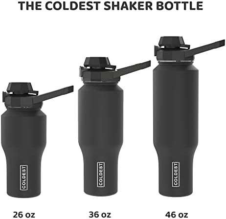 Garrafa de água esportiva mais fria - 3 tampas com alça na tampa garrafas de água xícara de aço inoxidável isolado de