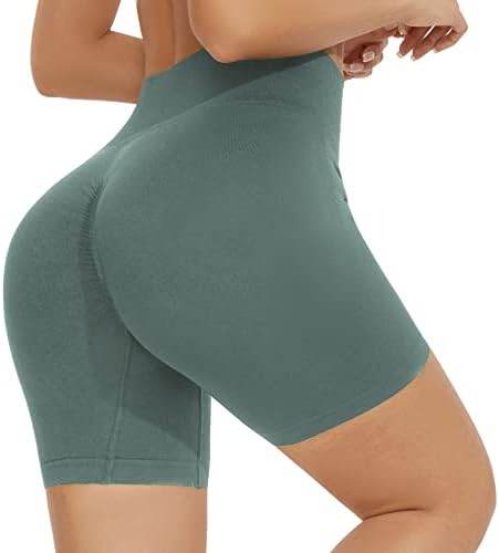 Persit Booty sem costura intensifica shorts de treino para mulheres shorts de fitness esportiva de cintura alta