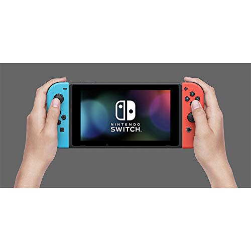 Nintendo Switch 32 GB Console com pacote azul neon e vermelho-consulte com pacote de acessórios Inclui, transmissor de áudio